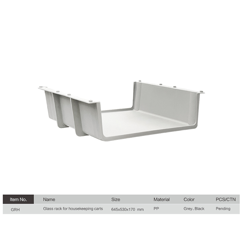 Vicando-GRH-Glass rack for Housekeeping carts 1 DESCRIPTION