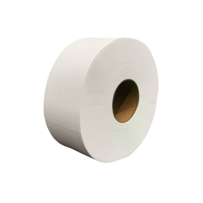 Extra Premium Jumbo Roll Tissue, 12 Rolls, 200 meters, Virgin Pulp