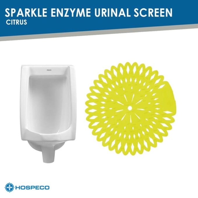 Sparkle Enzyme Urinal Screen Citrus (Yellow)