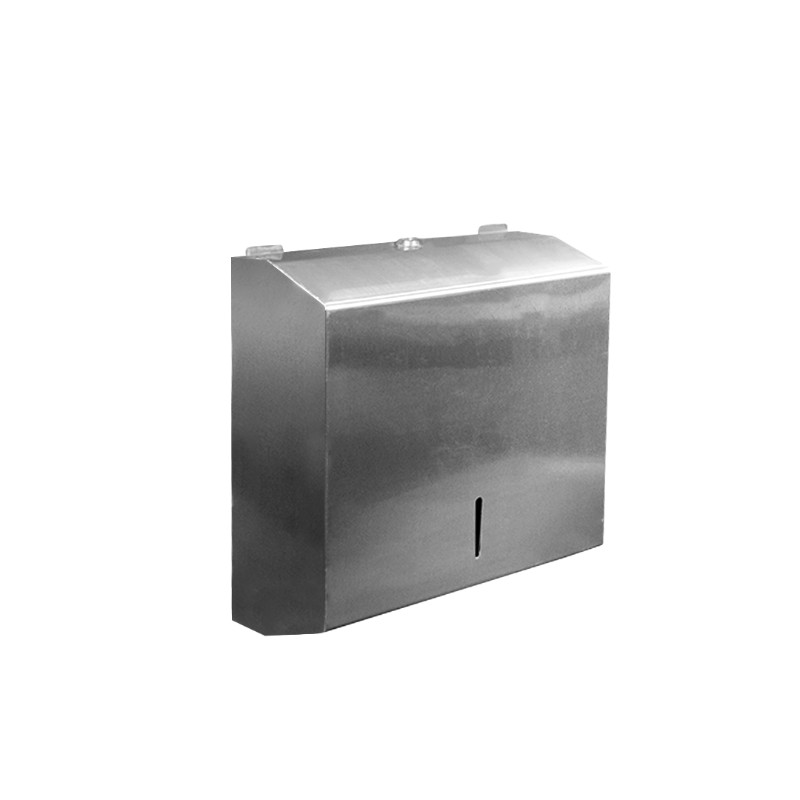 Stainless Steel Interfolded Tissue Dispenser Half Fold - 1