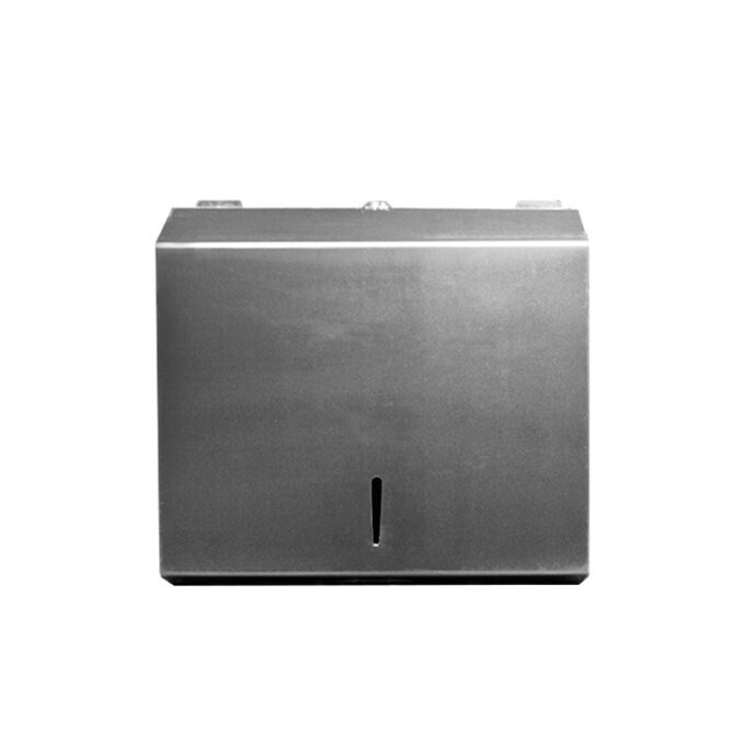 Stainless Steel Interfolded Tissue Dispenser Half Fold