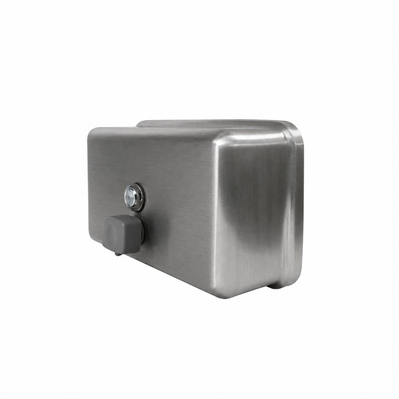 Stainless Steel Manual Liquid Soap Dispenser 800 ml (Horizontal) - 2