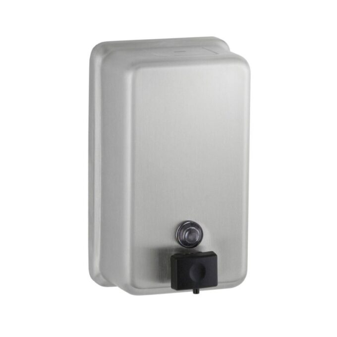 Stainless Steel Manual Liquid Soap Dispenser 800 ml (Vertical)