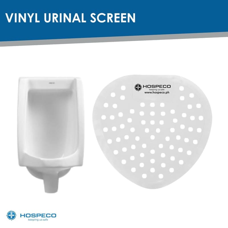 Vinyl Urinal Screen (White) - 2