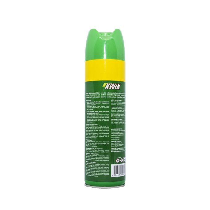 Kwik Multi-Insect Killer Kerosene-Based (Green) 500 ml | HOSPECO