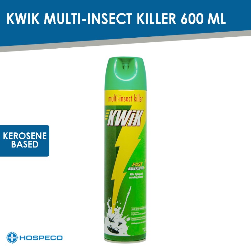 Kwik Multi-Insect Killer Kerosene-Based (Green) 600 ml - 4