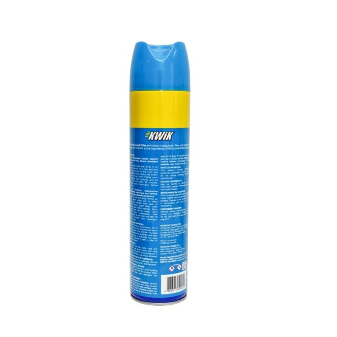 Kwik Multi-Insect Killer Water-Based (Blue) 600 ml | HOSPECO