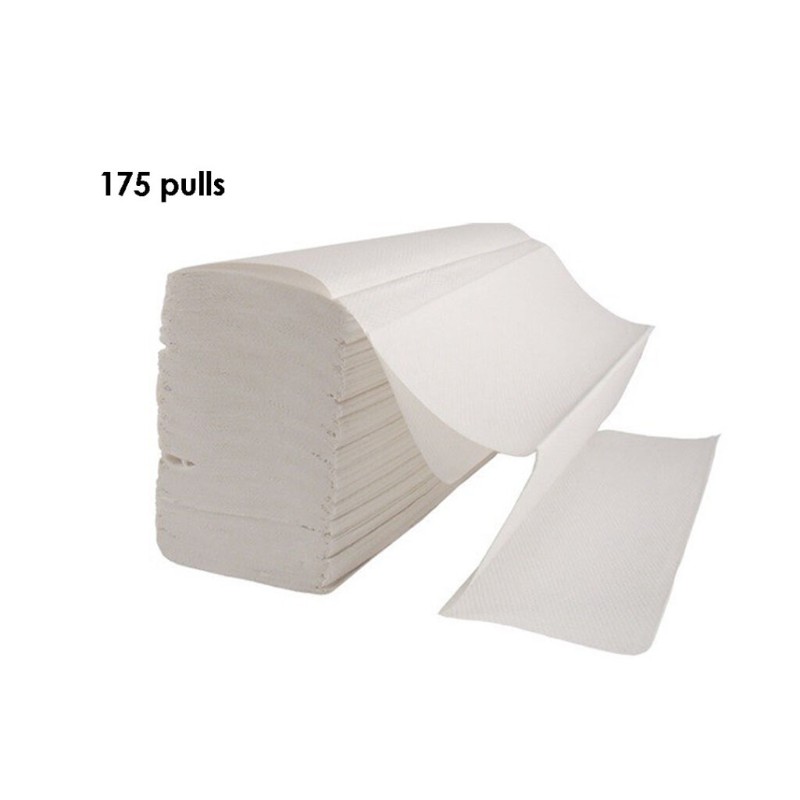 Interfolded Tissue 175 pulls 1 Ply Virgin Pulp (White) - 1