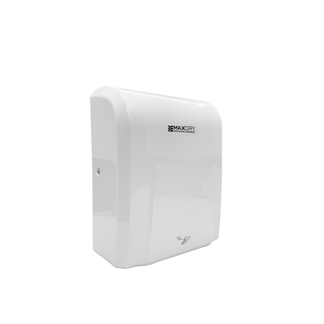 MaxDry ValuMax Ultra Slim Hand Dryer with HEPA Filter White - 1