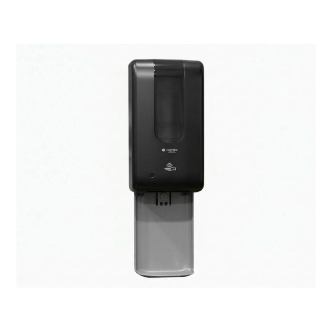 Euromax Automatic Liquid Soap Dispenser 1200 ml with Drip Tray Black