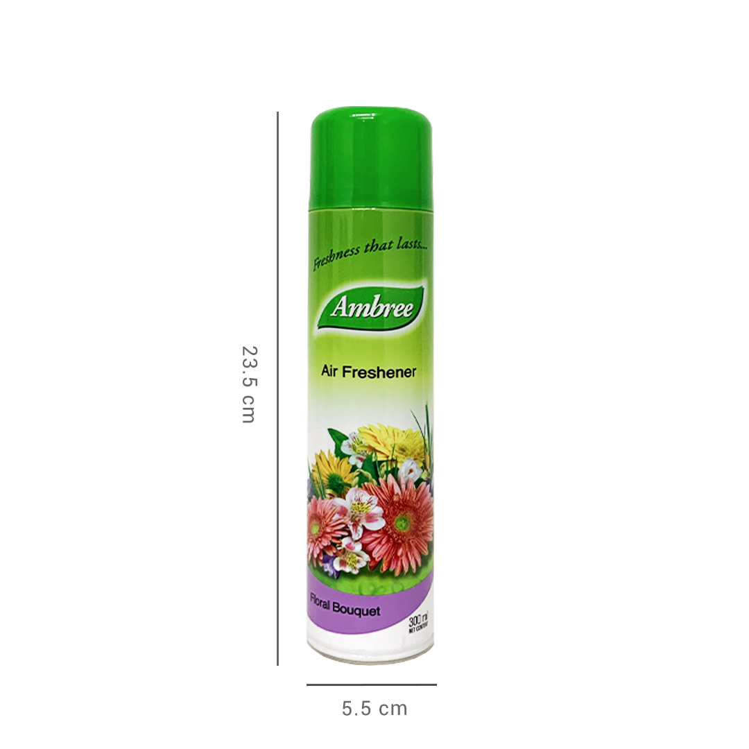 Ambree Air Freshener Floral Bouquet 300 ml - Dimensions