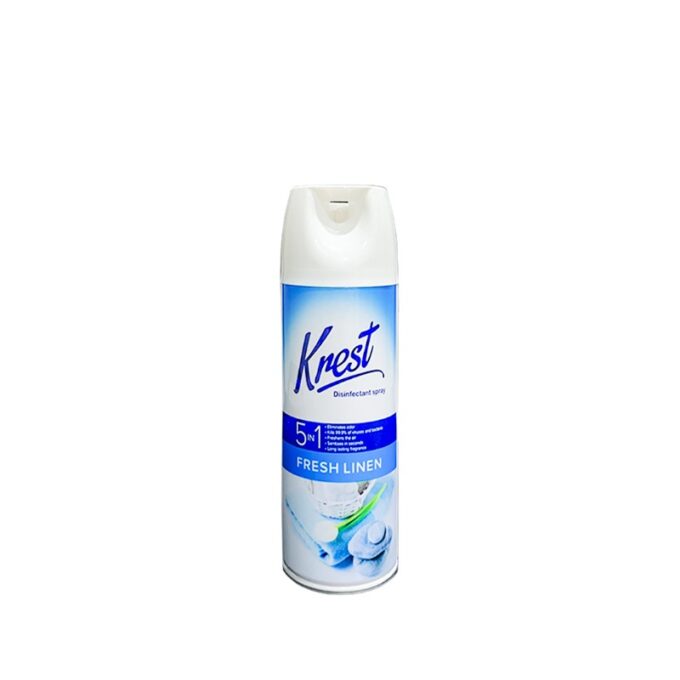 Krest Fresh Linen Disinfectant Spray 350 grams | HOSPECO