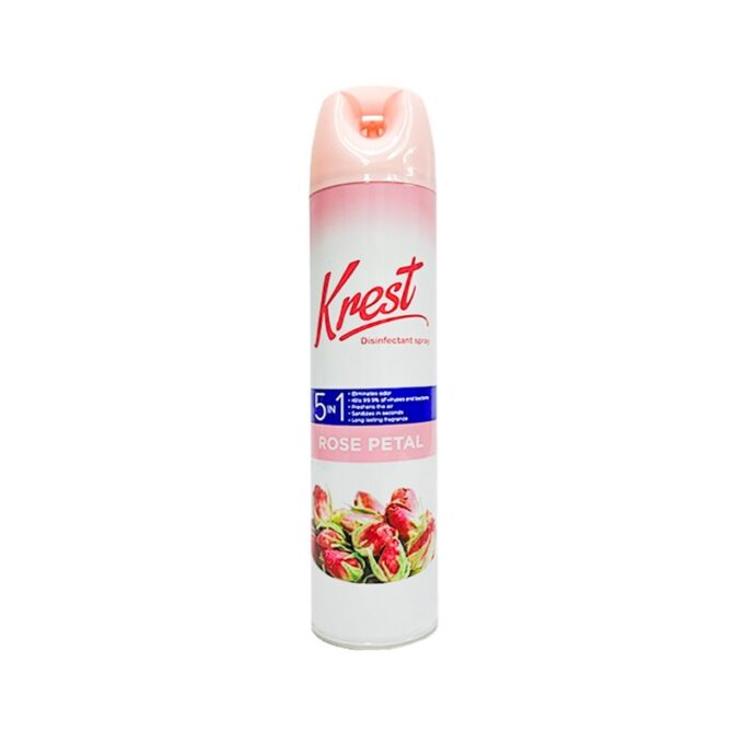 Krest Rose Petal Disinfectant Spray 600 grams | HOSPECO