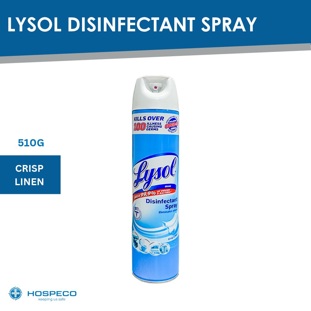 Lysol Disinfectant Spray Crisp Linen 510 grams - 4