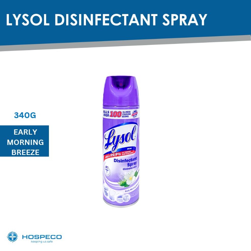 Lysol Disinfectant Spray Early Morning Breeze 340 grams - 4