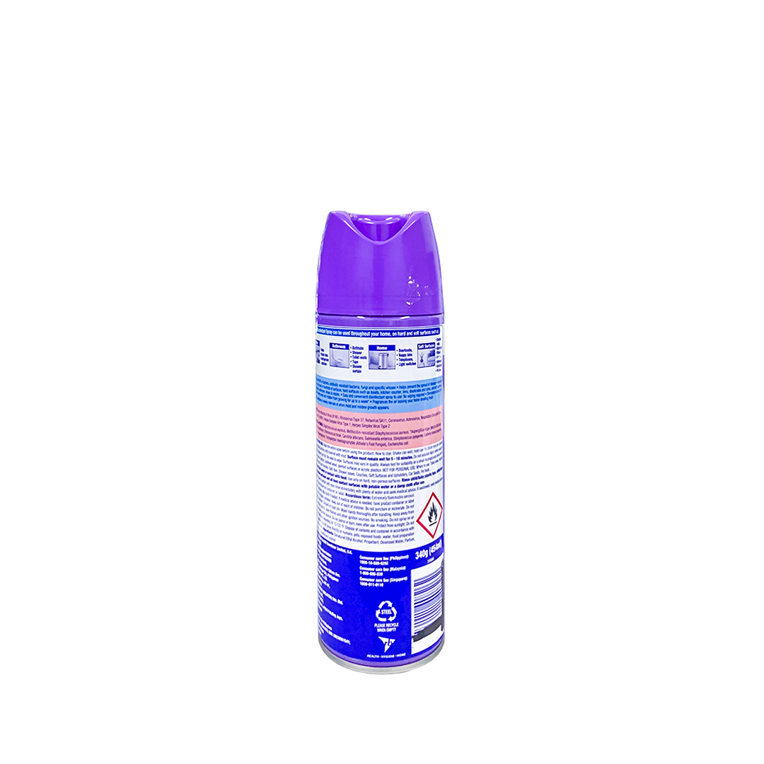 Lysol Disinfectant Spray Early Morning Breeze 340g - Back