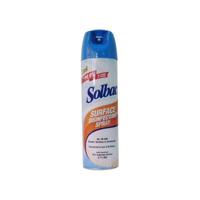 Solbac Surface Disinfectant Spray 500 ml | HOSPECO