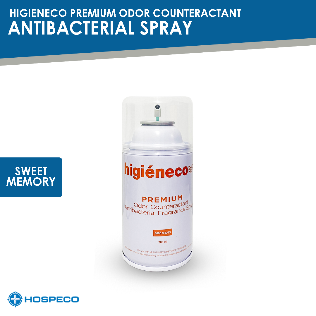 Higieneco Premium Odor Counteractant Antibacterial Spray Sweet Memory