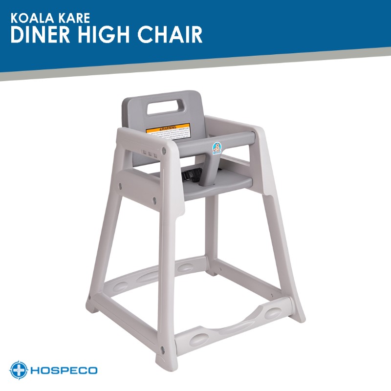 Koala Kare KB950-01 Diner High Chair Grey - 4