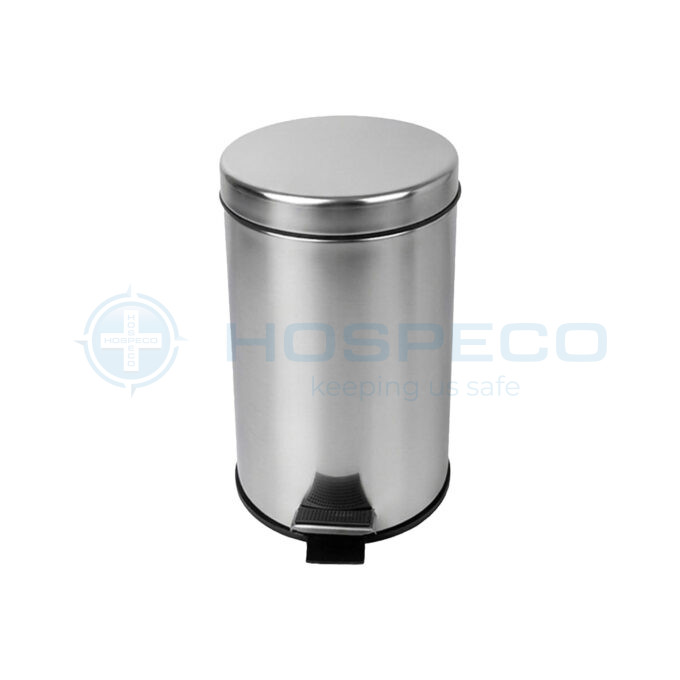 20L Stainless Steel Cylindrical Step Bin