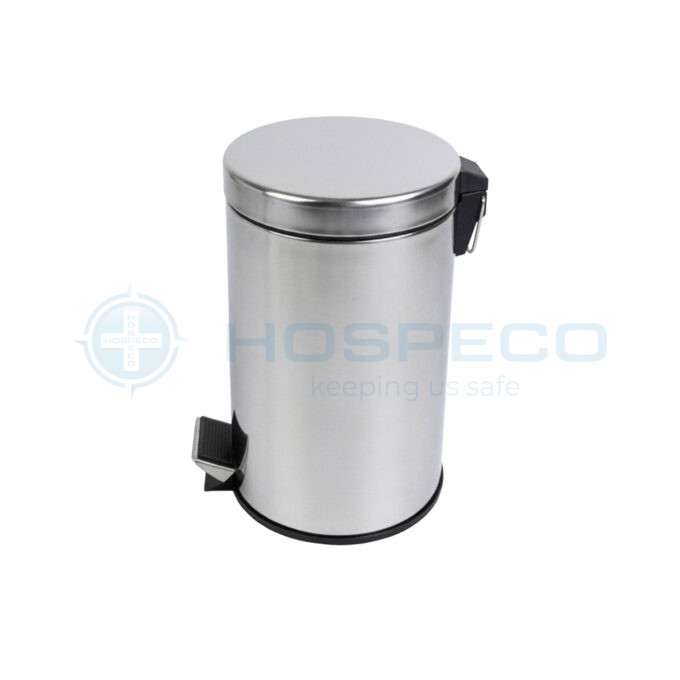 20L Stainless Steel Cylindrical Step Bin