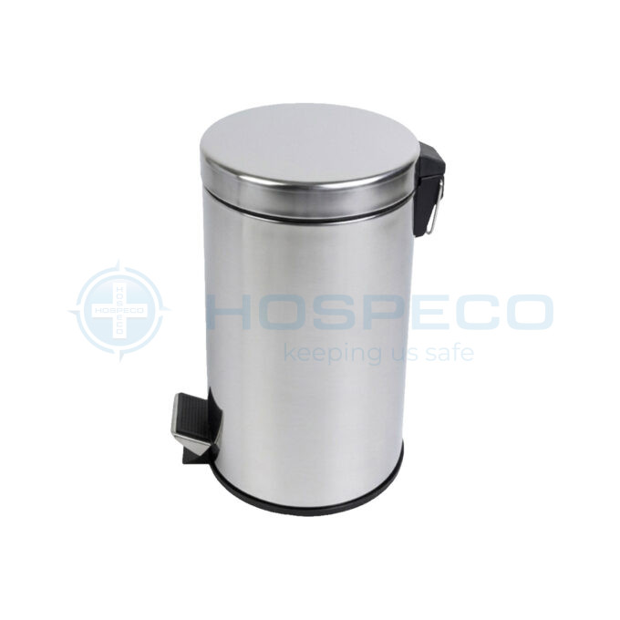 30L Stainless Steel Cylindrical Step Bin