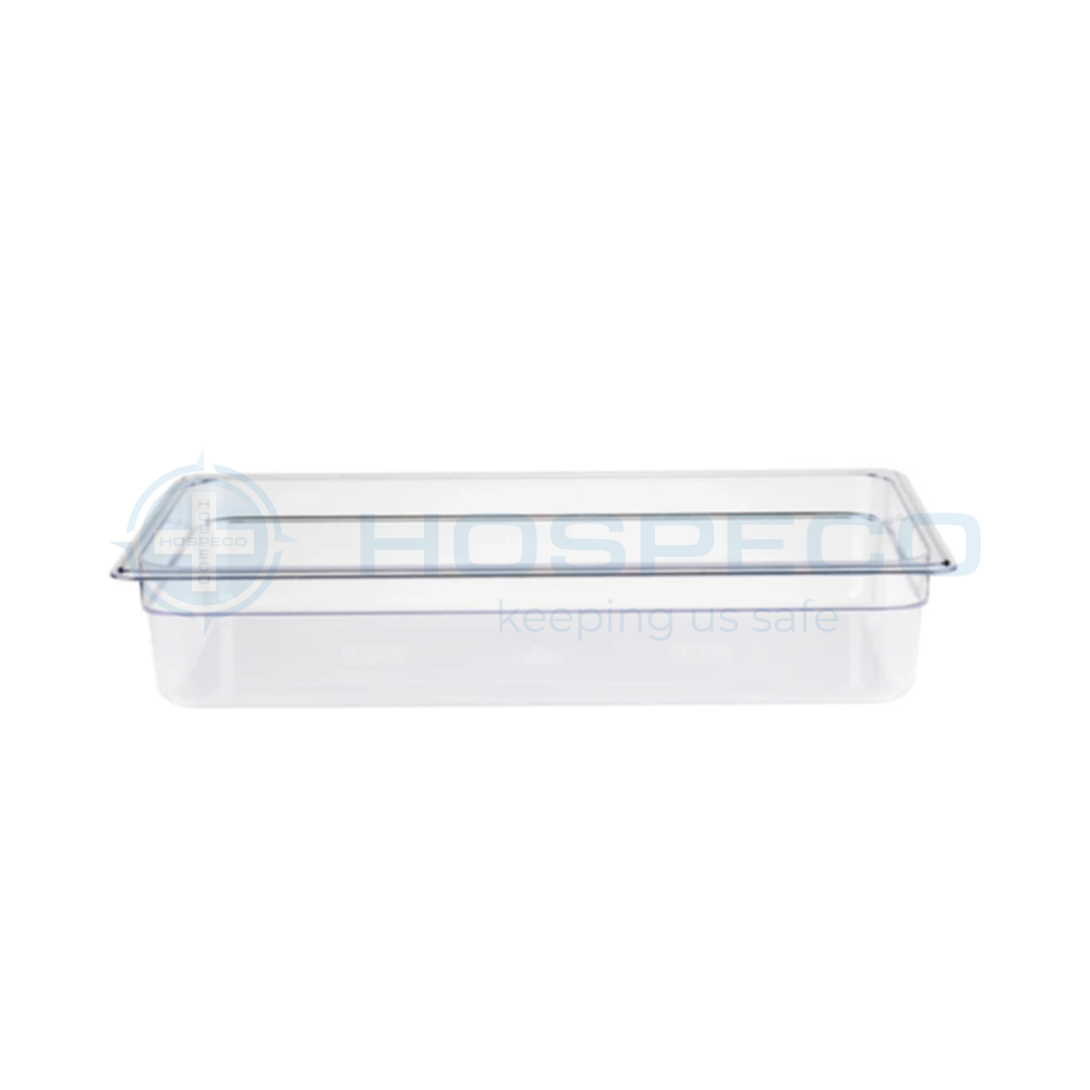 JW-P122 Jiwins-Food Pan Half, 2.5in Deep, Clear