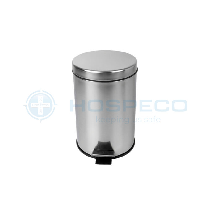 5L Stainless Steel Cylindrical Step Bin