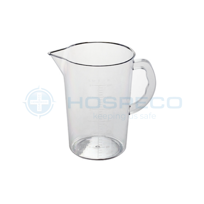 Jiwins JW-604C Measuring Cup 3000ml, Clear
