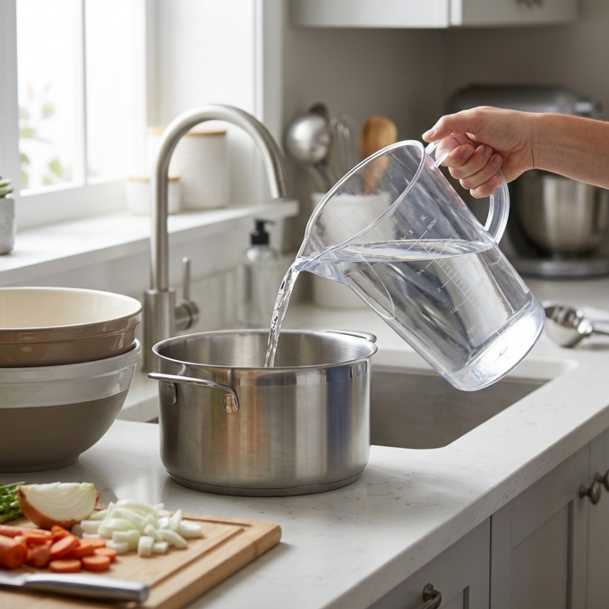 Jiwins JW-604C Measuring Cup 3000ml, Clear