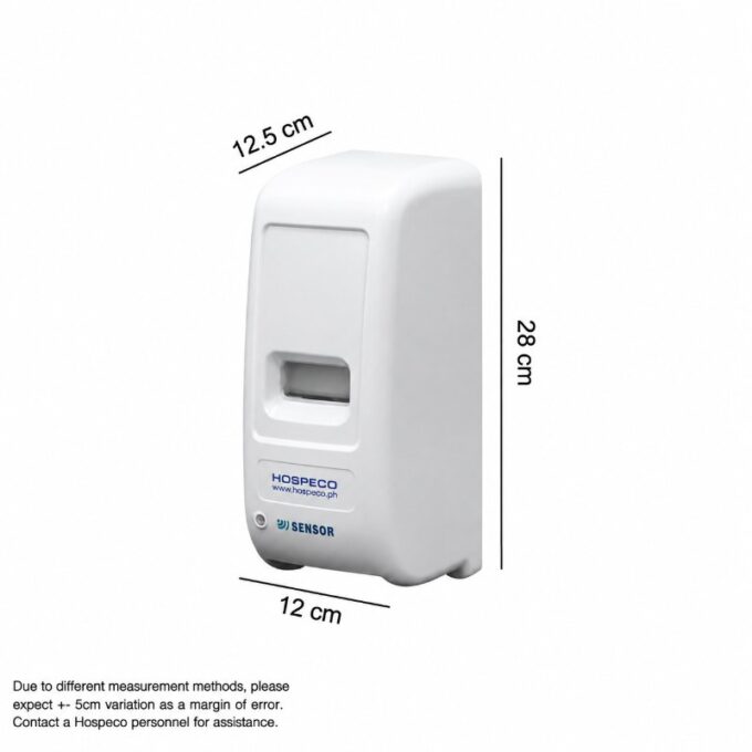 AYT Automatic Foam Soap Dispenser 1000 ml White | Foam Nozzle | Applicable for Foaming Soap | HOSPECO