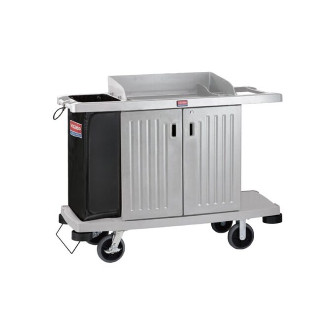 Vicando HKC200 Standard Hyper Housekeeping Cart With Lockable Doors