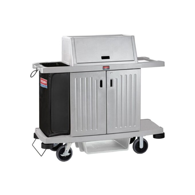 Vicando HKC300 Standard Hyper Housekeeping Cart With Lockable Doors