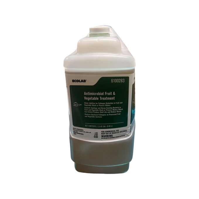 Ecolab Antimicrobial Fruit & Vegetable Treatment 2.5 Gallons | HOSPECO