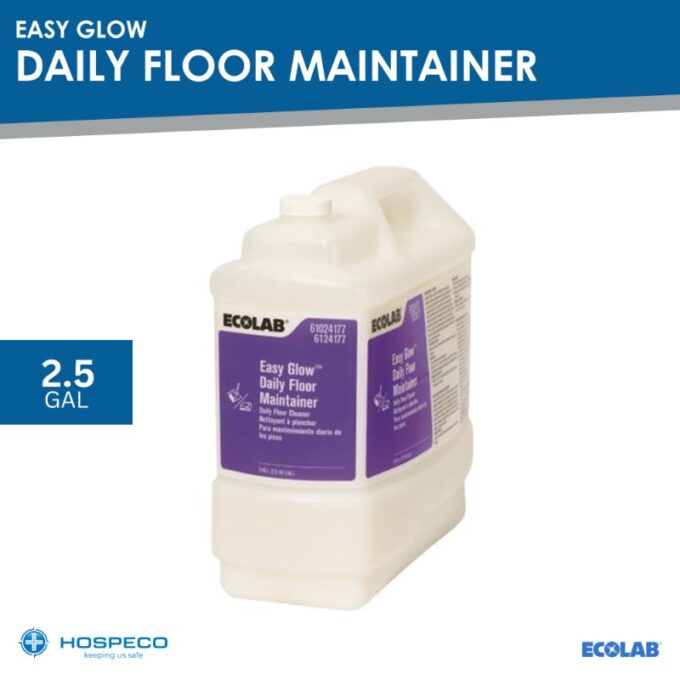 Ecolab Easy Glow Daily Floor Maintainer 2.5 Gallons | HOSPECO