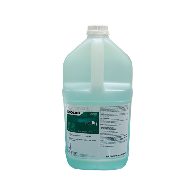 Ecolab Jet Dry Machine Rinse Additive and Drying Agent 1 Gallon | HOSPECO
