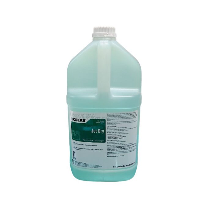 Ecolab Jet Dry Machine Rinse Additive and Drying Agent 1 Gallon | HOSPECO