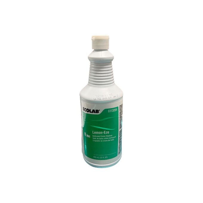 Ecolab Lemon-Eze Bathroom Crème Cleanser 32 oz | HOSPECO
