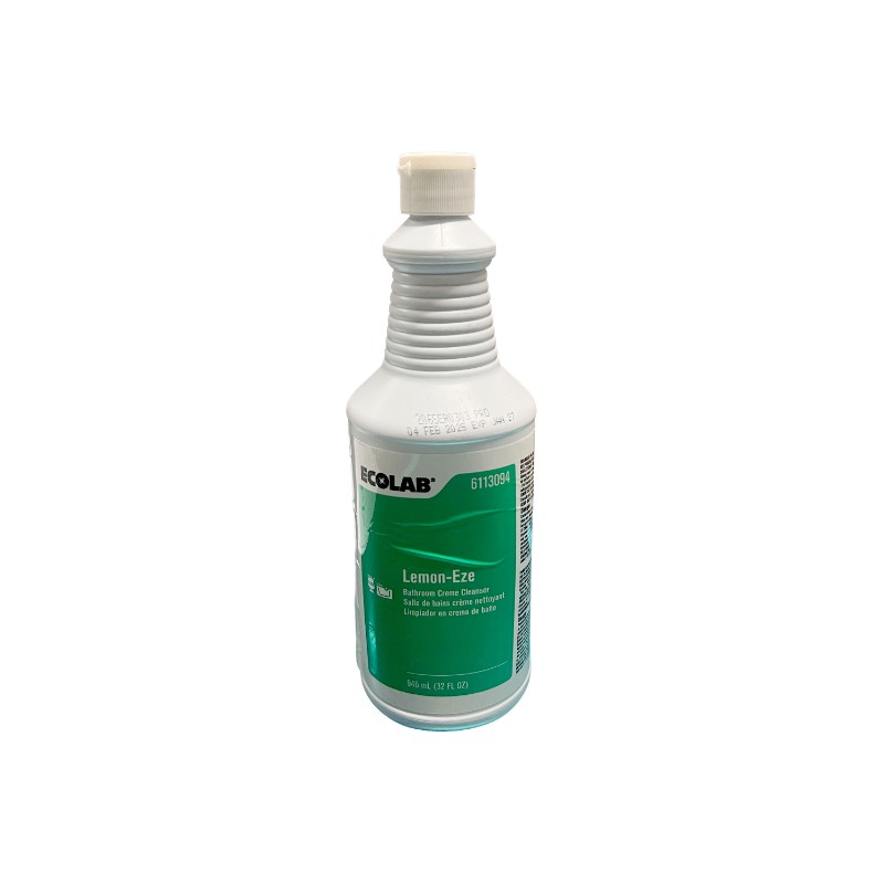 Ecolab Lemon-Eze Bathroom Crème Cleanser 32 oz - 1