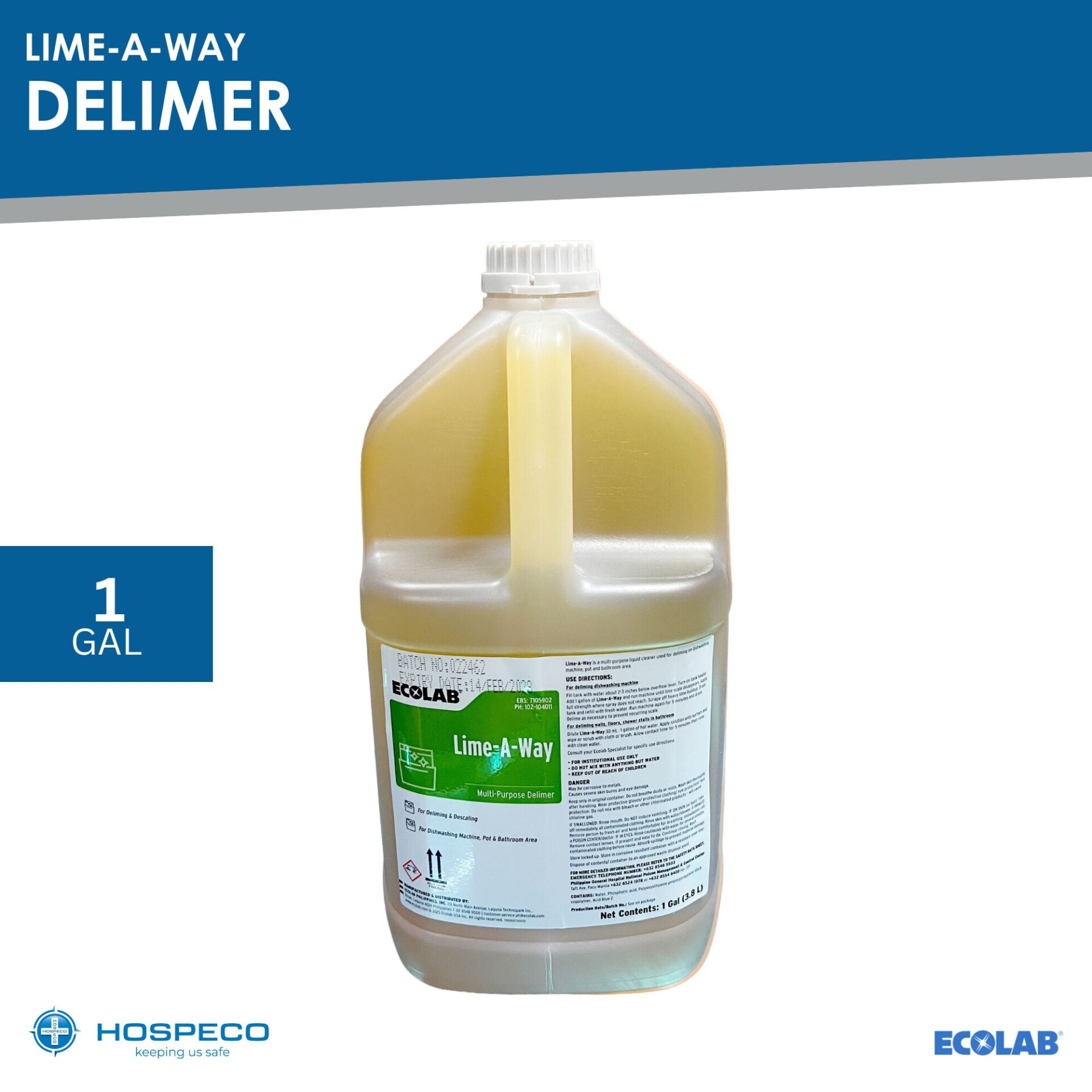 Ecolab Lime-A-Way Multi-Purpose Delimer