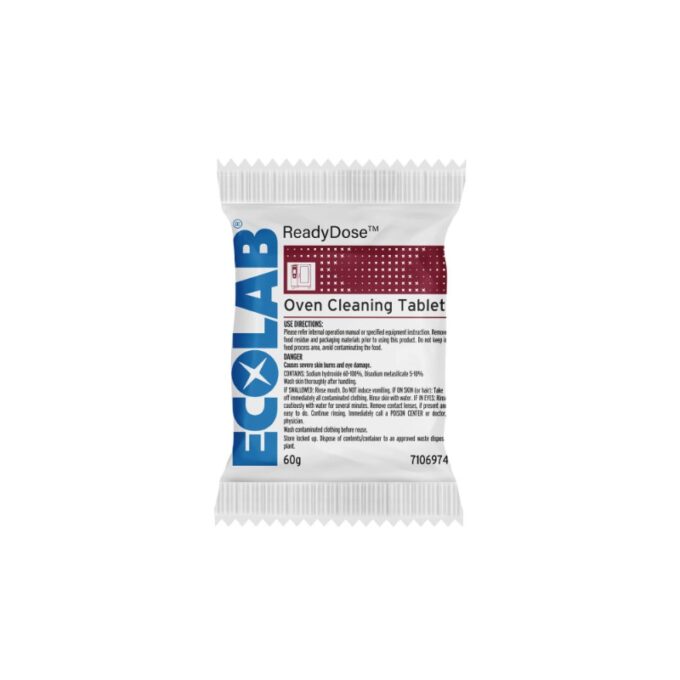Ecolab ReadyDose Oven Cleaning Tablet 60g | HOSPECO