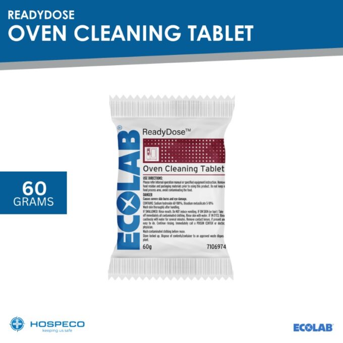 Ecolab ReadyDose Oven Cleaning Tablet 60g | HOSPECO