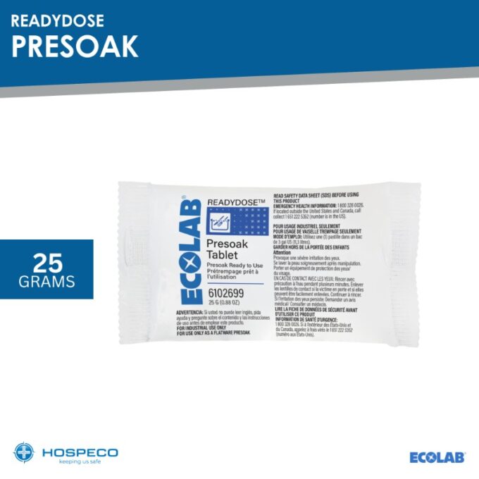 Ecolab ReadyDose Presoak 25g | HOSPECO