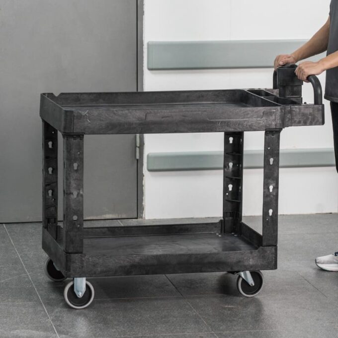 Vicando-HUC4324-Heavy-duty Utility Cart with Handle