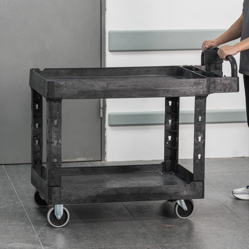 Vicando-HUC4324-Heavy-duty Utility Cart with Handle - 2