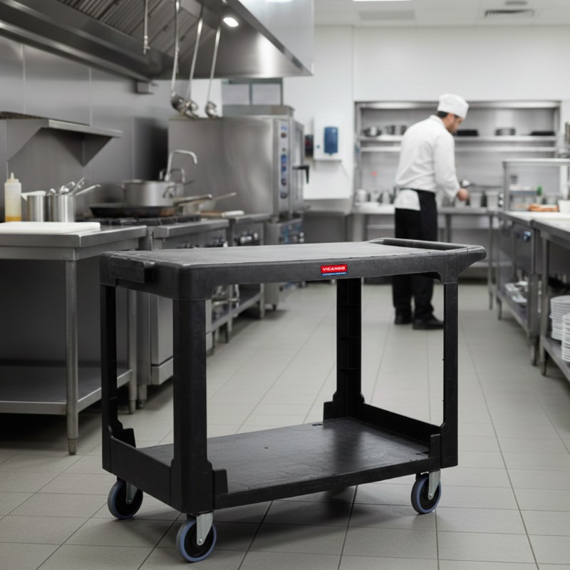 Vicando-HUCF4425-Heavy-duty Utility Cart - 2