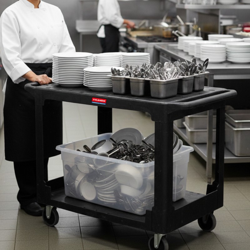 Vicando-HUCF4425-Heavy-duty Utility Cart - 3