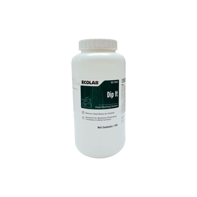 Ecolab Dip It Presoak Oxygen Bleaching Detergent and Destainer 1 kg | HOSPECO
