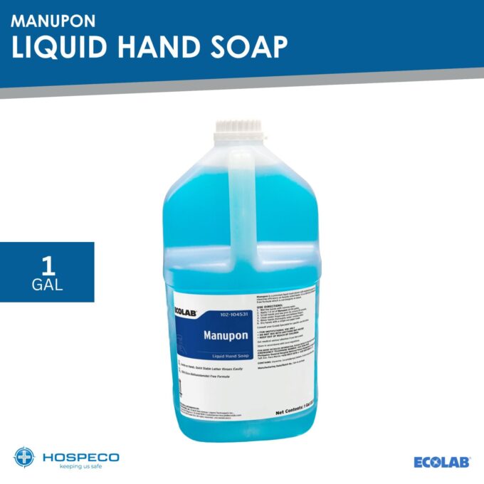 Ecolab Manupon Liquid Hand Soap 1 Gallon | HOSPECO