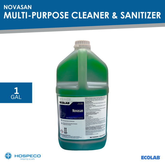 Ecolab Novasan Multi-Purpose Cleaner & Sanitizer 1 Gallon | HOSPECO